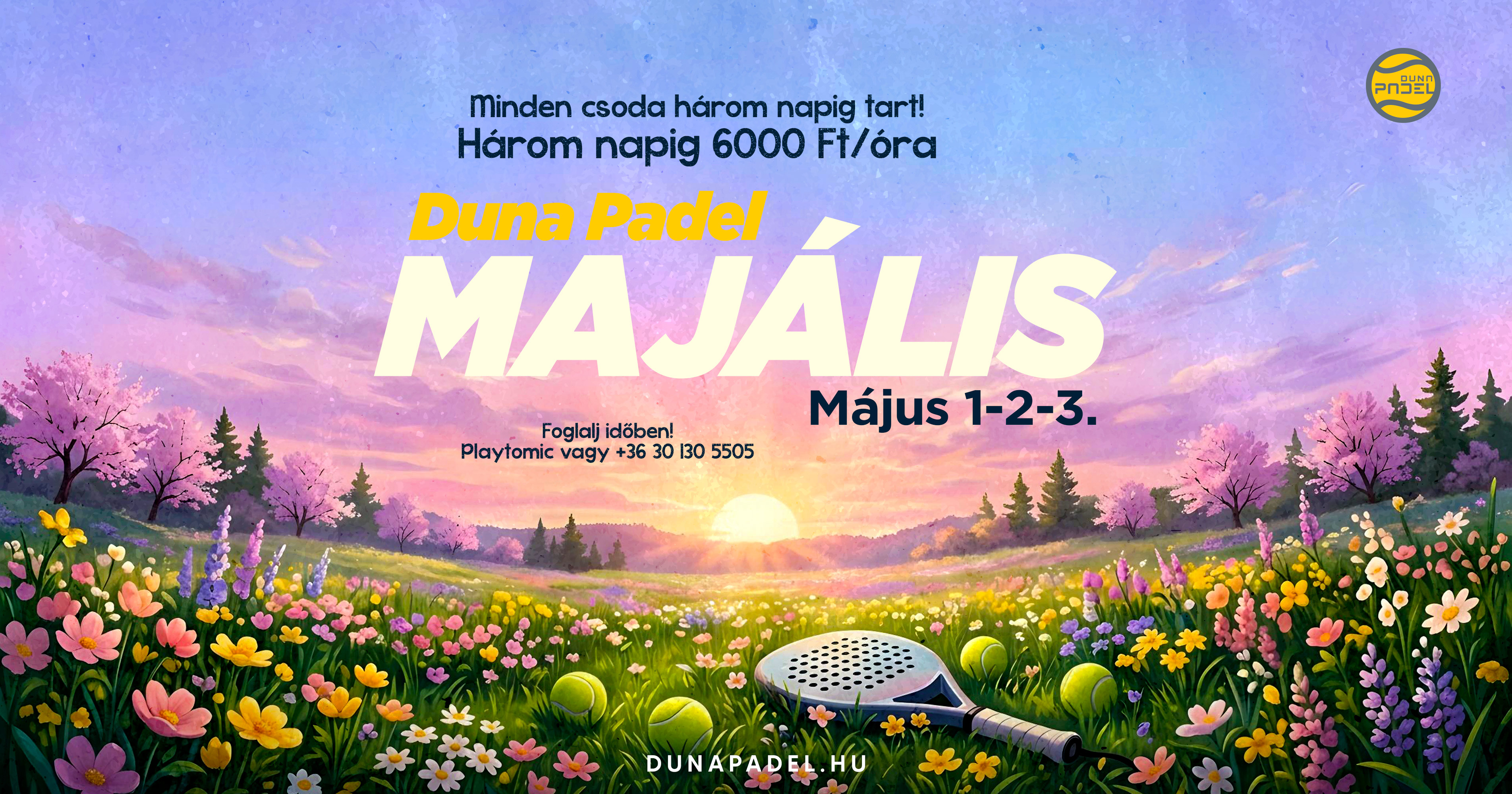 Duna Padel Majális - Május 1-2-3.